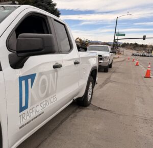 Ikon Traffic safety vehicle providing traffic control service in Douglas County, Colorado