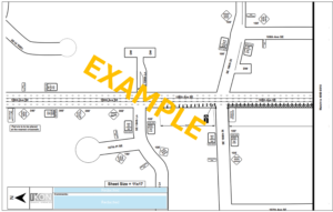 Traffic Control Plan (TCP) for a Fiber to the Home (TttH) permit